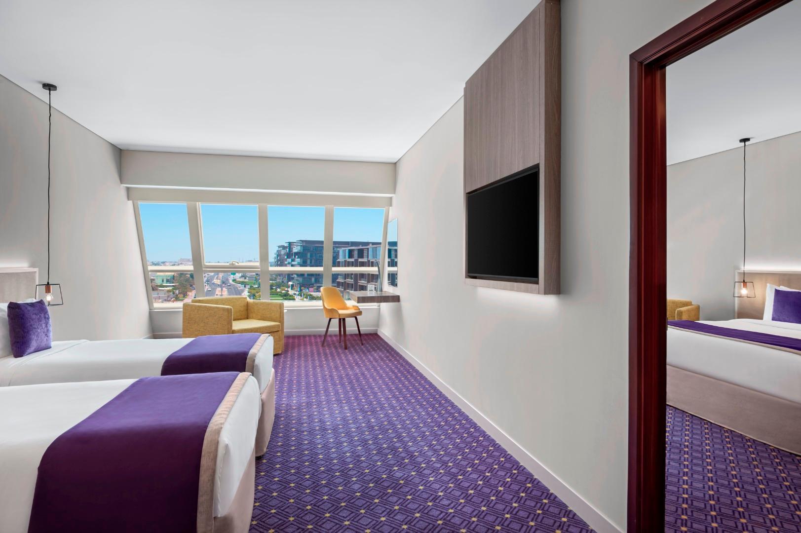 Leva Hotel Mazaya Centre Dubai Eksteriør bilde