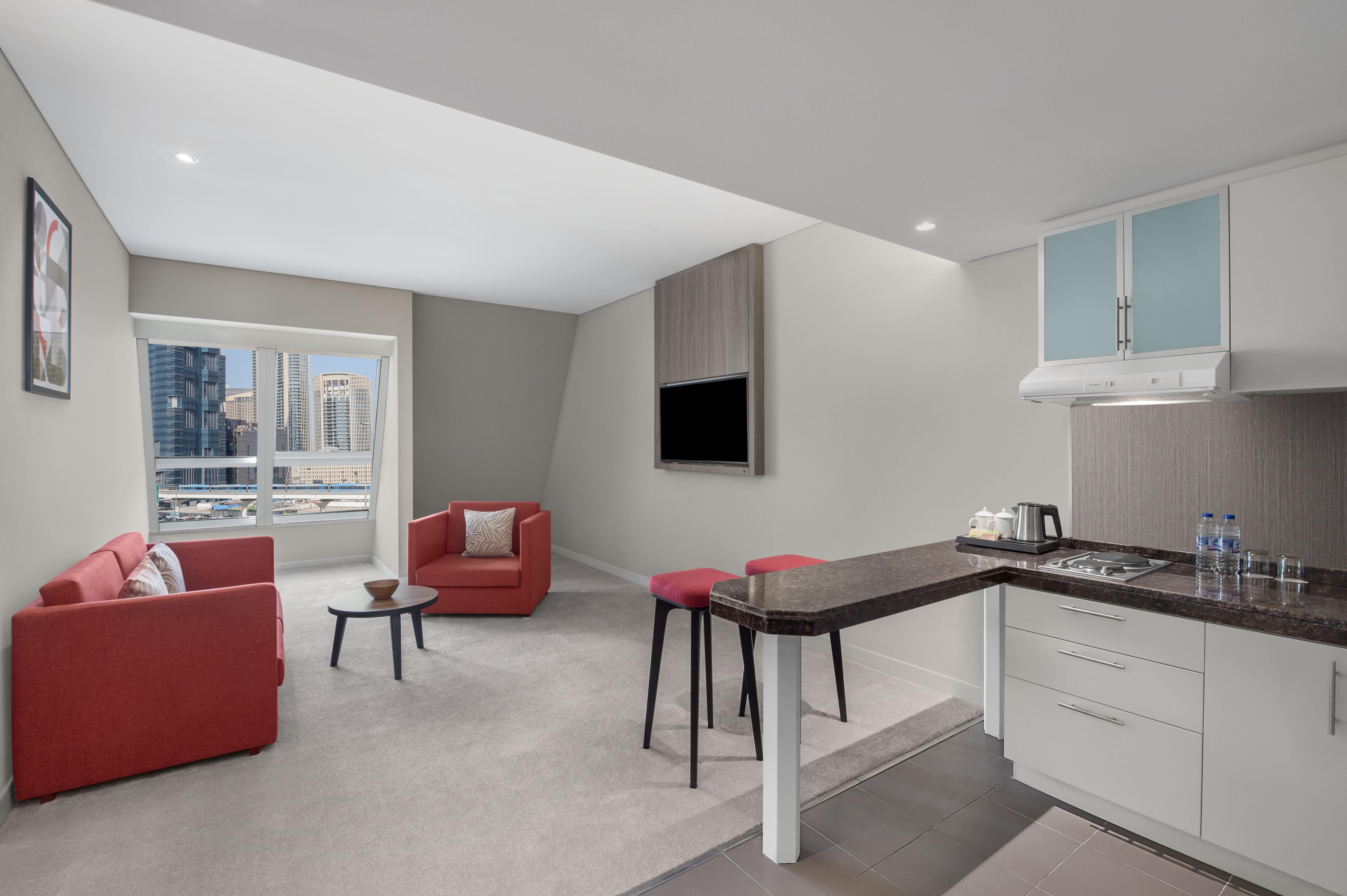 Leva Hotel Mazaya Centre Dubai Eksteriør bilde