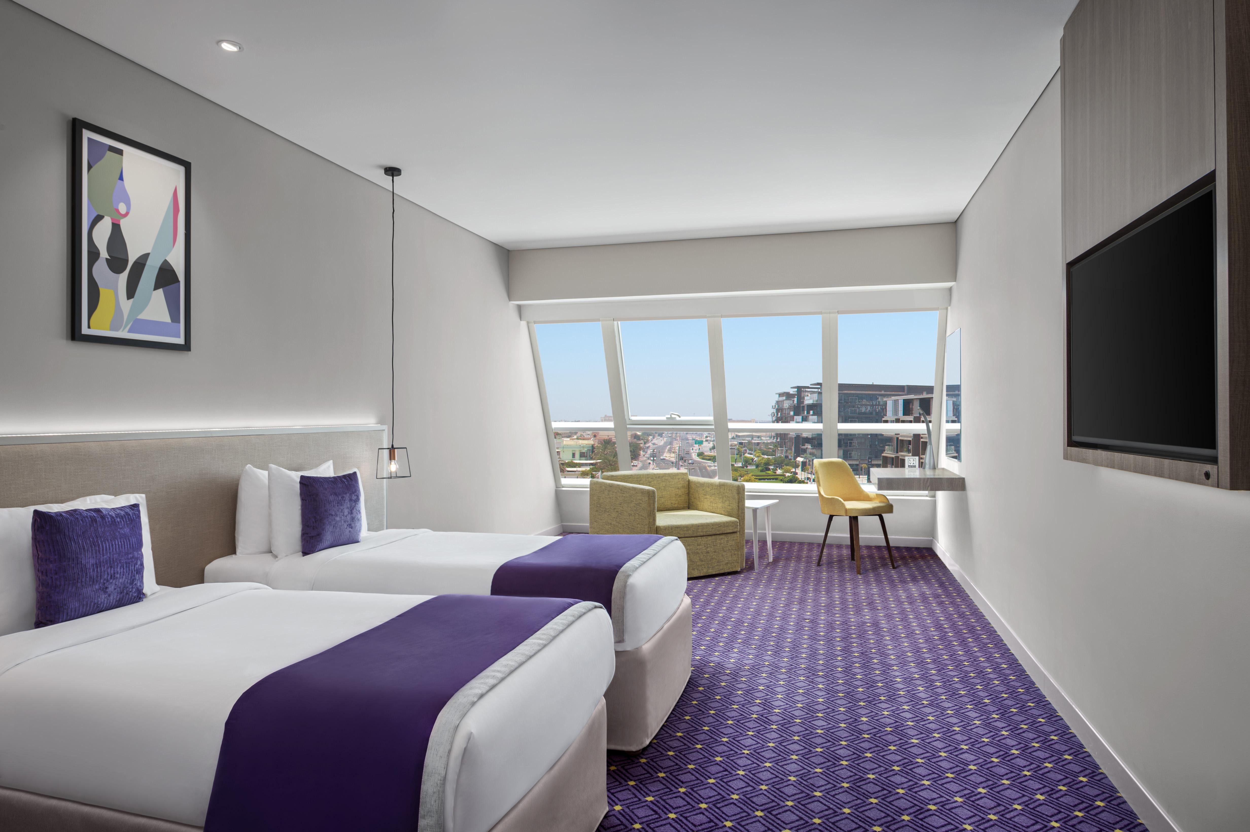 Leva Hotel Mazaya Centre Dubai Eksteriør bilde