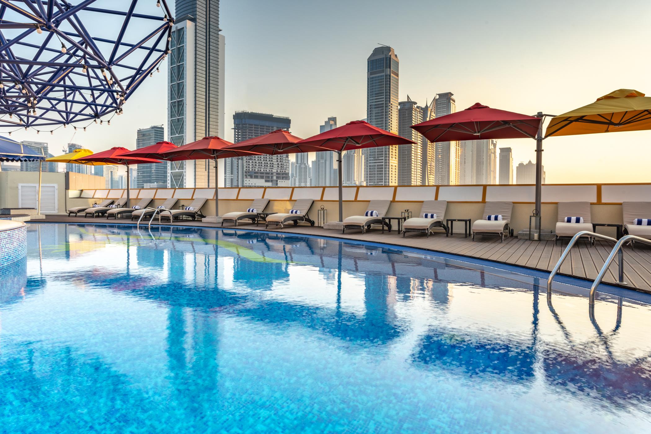 Leva Hotel Mazaya Centre Dubai Eksteriør bilde